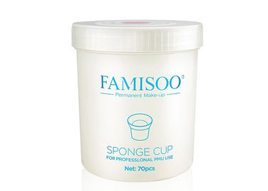 Eco Nhựa Dụng cụ trang điểm vĩnh viễn PMU Phụ kiện Microblading Pigment Sponge Cup