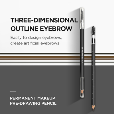Công cụ trang điểm vĩnh viễn riêng tùy chỉnh Bút chì lông mày lâu dài